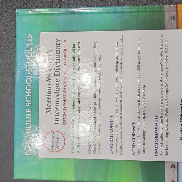 Bundle 3 for $9 Merriam Webster's Intermediate Dictionary Revised Edition - Picture 7 of 7